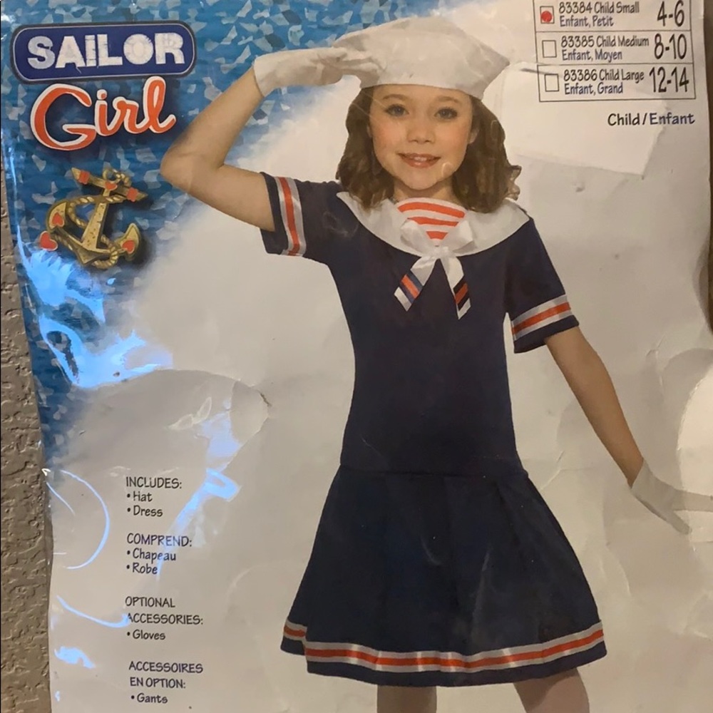 Sailor girl costume